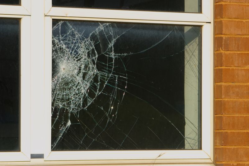 Damaged Window Glass